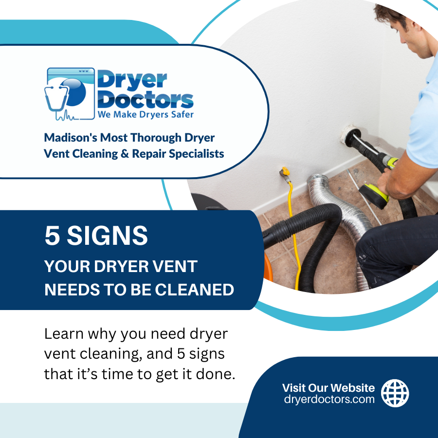 5 Signs Your Dryer Vent Needs Cleaning - Dryer Doctors